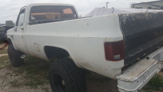 1981 White Chevrolet C/K Pickup 1500 Standard Cab Pickup