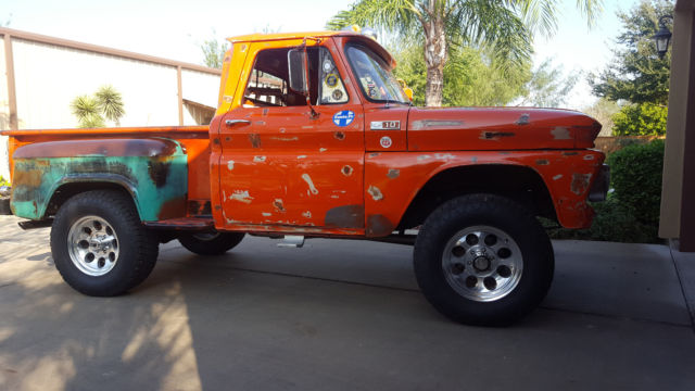 1965 Orange Chevrolet CK Standard Cab Pickup