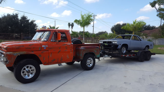 1965 Orange Chevrolet CK Standard Cab Pickup