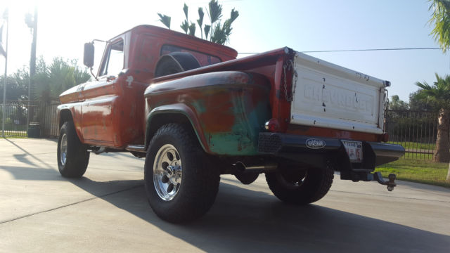 1965 Orange Chevrolet CK Standard Cab Pickup