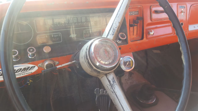 1965 Orange Chevrolet CK Standard Cab Pickup