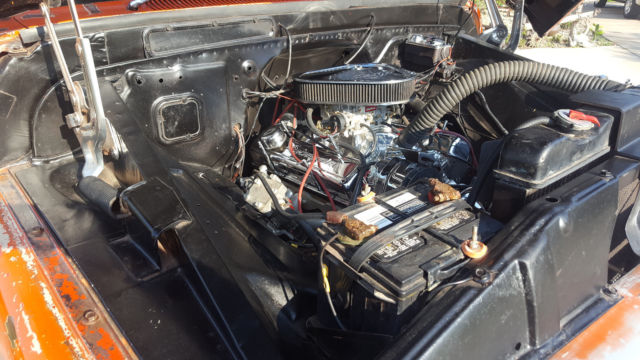 1965 Orange Chevrolet CK Standard Cab Pickup