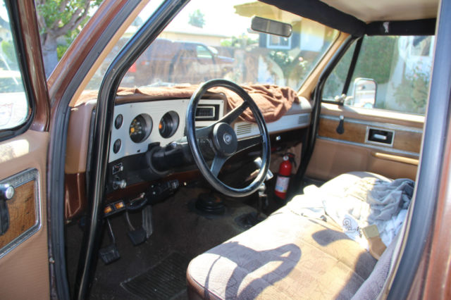1978 Brown Chevrolet C/K Pickup 1500 Cab & Chassis