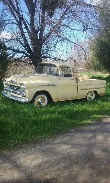1958 Yellow Chevrolet Other Pickups