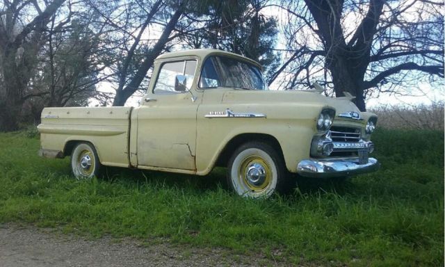 1958 Yellow Chevrolet Other Pickups