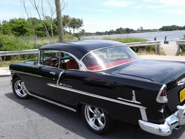 1955 Black Chevrolet Bel Air/150/210 Coupe