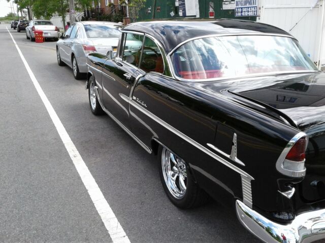 1955 Black Chevrolet Bel Air/150/210 Coupe
