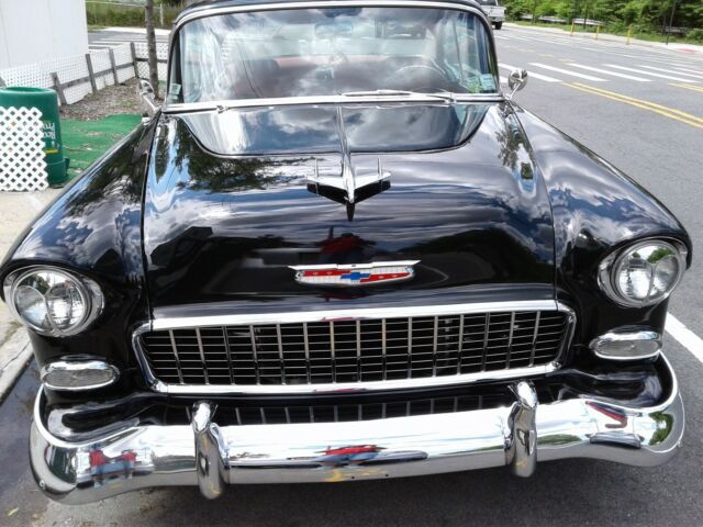 1955 Black Chevrolet Bel Air/150/210 Coupe