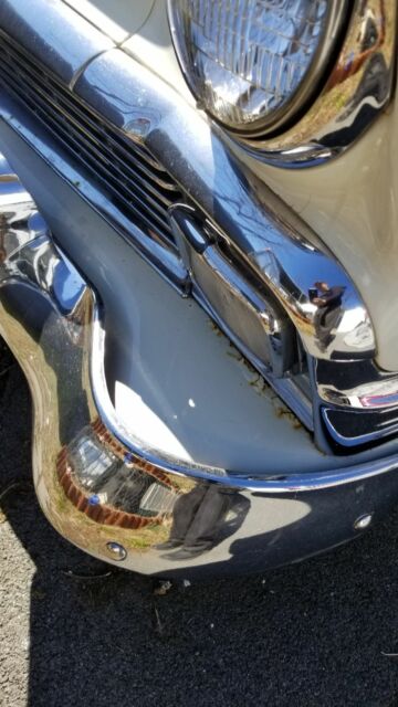 1956 Blue and white Chevrolet Bel Air/150/210 Sedan