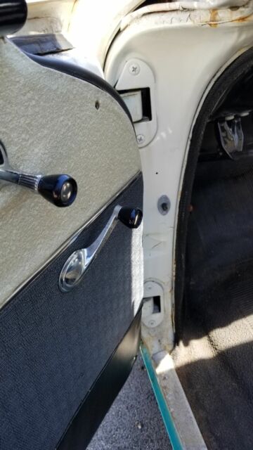 1956 Blue and white Chevrolet Bel Air/150/210 Sedan