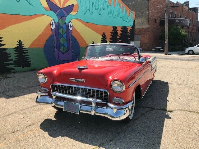 1955 Gypsey Red Chevrolet Bel Air/150/210 Convertible