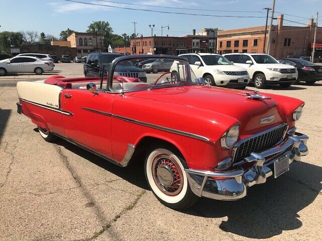 1955 Gypsey Red Chevrolet Bel Air/150/210 Convertible