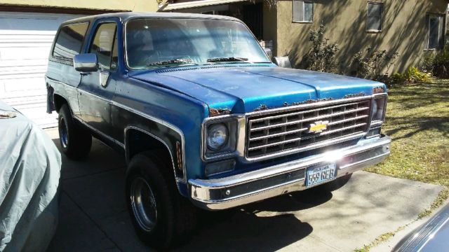 1976 Blue Chevrolet Blazer
