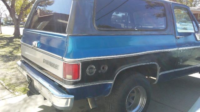 1976 Blue Chevrolet Blazer
