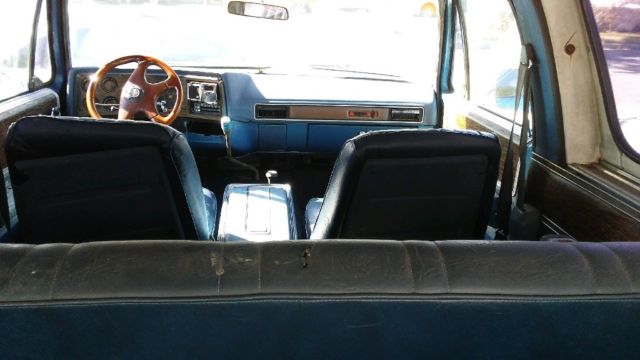 1976 Blue Chevrolet Blazer