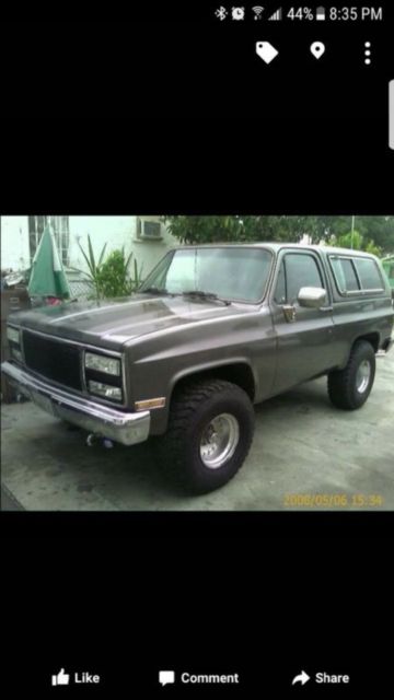 1985 Gray Chevrolet Blazer