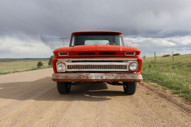 1964 Orange Chevrolet C-10 Stepside