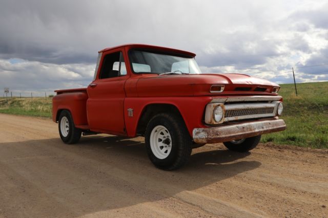 1964 Orange Chevrolet C-10 Stepside