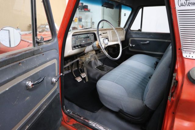 1964 Orange Chevrolet C-10 Stepside