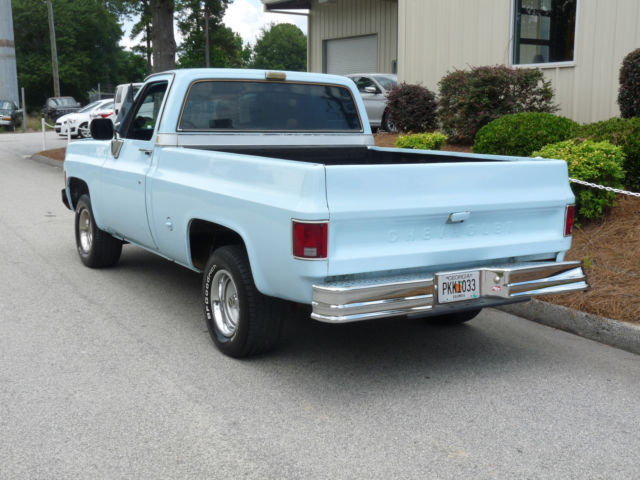 1978 Blue Chevrolet C-10 Truck