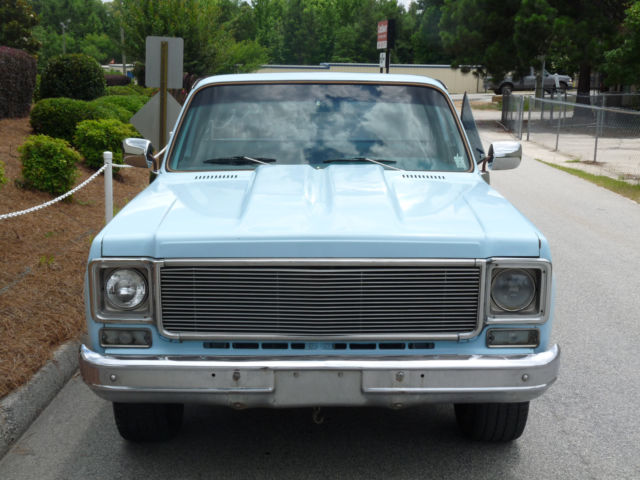 1978 Blue Chevrolet C-10 Truck