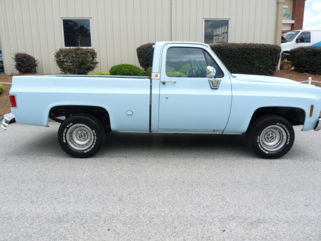 1978 Blue Chevrolet C-10 Truck