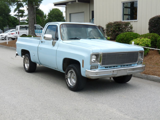 1978 Blue Chevrolet C-10 Truck