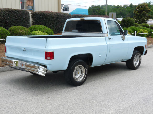 1978 Blue Chevrolet C-10 Truck