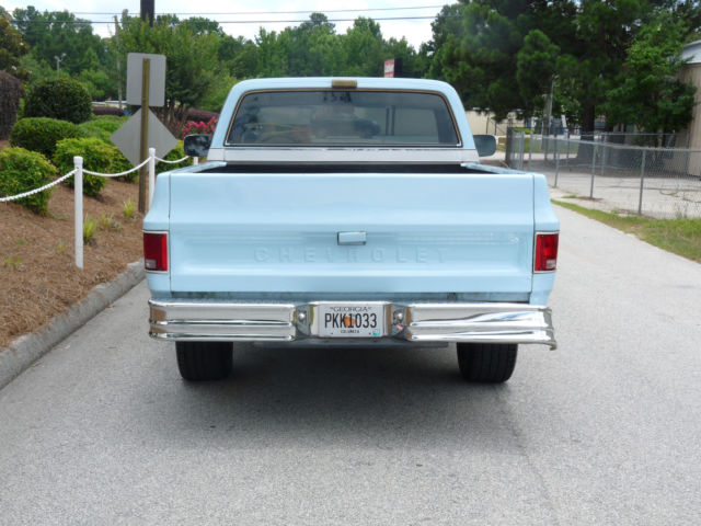 1978 Blue Chevrolet C-10 Truck