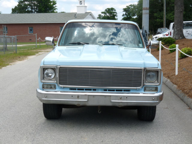 1978 Blue Chevrolet C-10 Truck