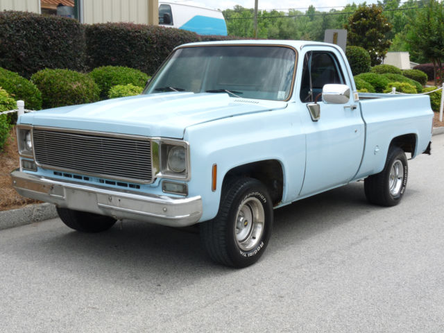 1978 Blue Chevrolet C-10 Truck