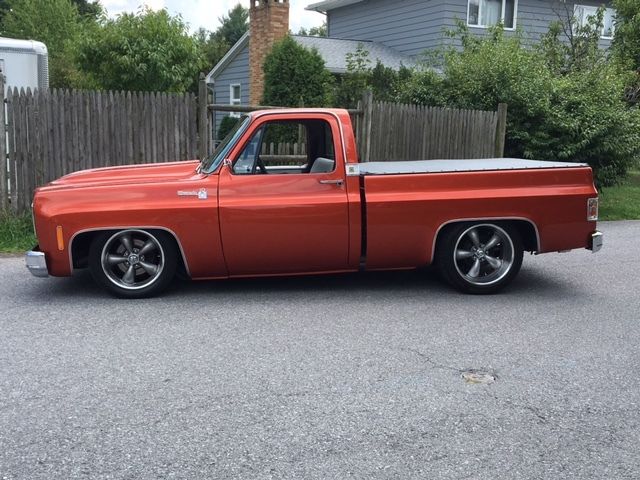 1978 Orange Chevrolet C-10 Standard Cab Pickup