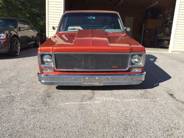 1978 Orange Chevrolet C-10 Standard Cab Pickup