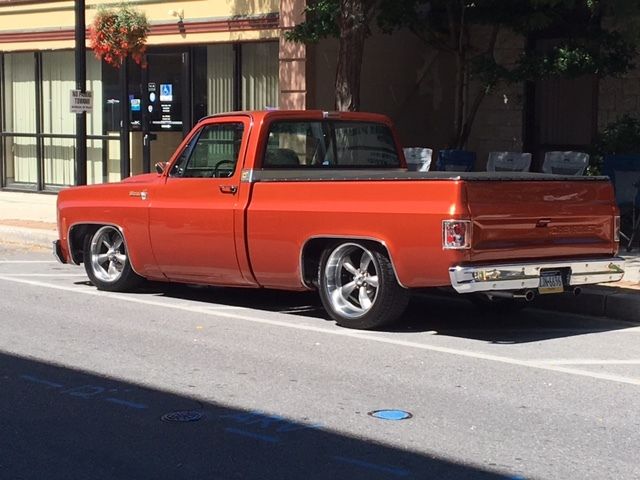 1978 Orange Chevrolet C-10 Standard Cab Pickup