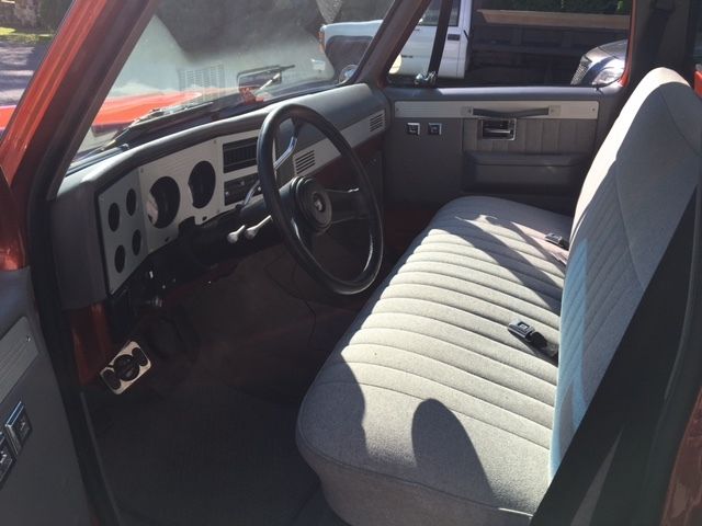 1978 Orange Chevrolet C-10 Standard Cab Pickup
