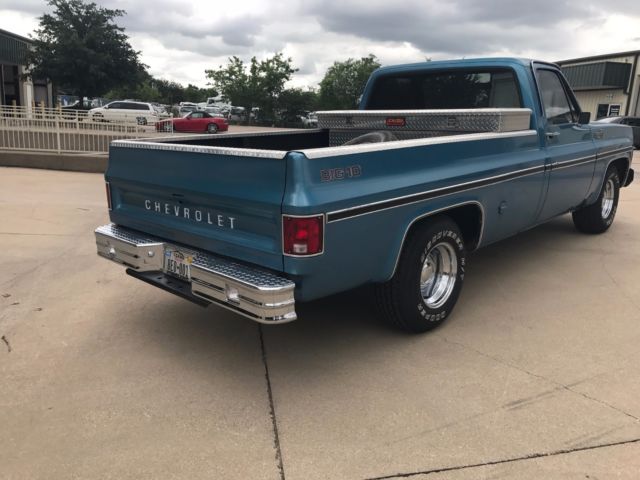 1978 Blue Chevrolet C-10 Standard Cab Pickup