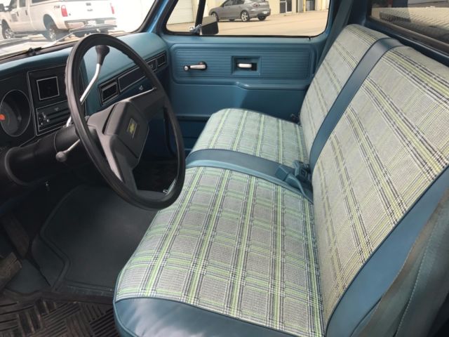 1978 Blue Chevrolet C-10 Standard Cab Pickup