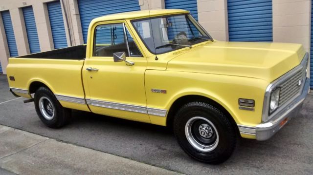 1971 Yellow Chevrolet C-10