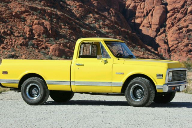 1971 Yellow Chevrolet C-10