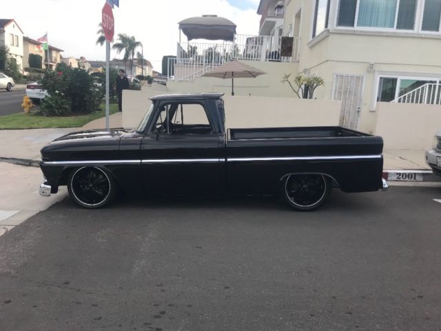 1965 Black Chevrolet C-10