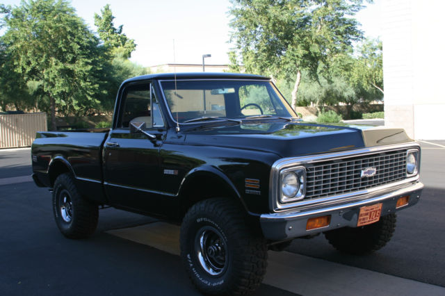 1971 Black Chevrolet C-10