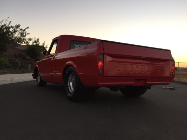 1967 Red Chevrolet C-10
