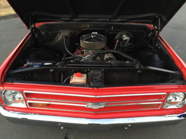 1967 Red Chevrolet C-10