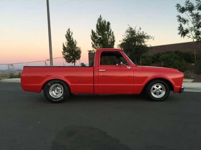 1967 Red Chevrolet C-10