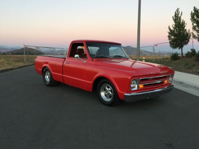 1967 Red Chevrolet C-10