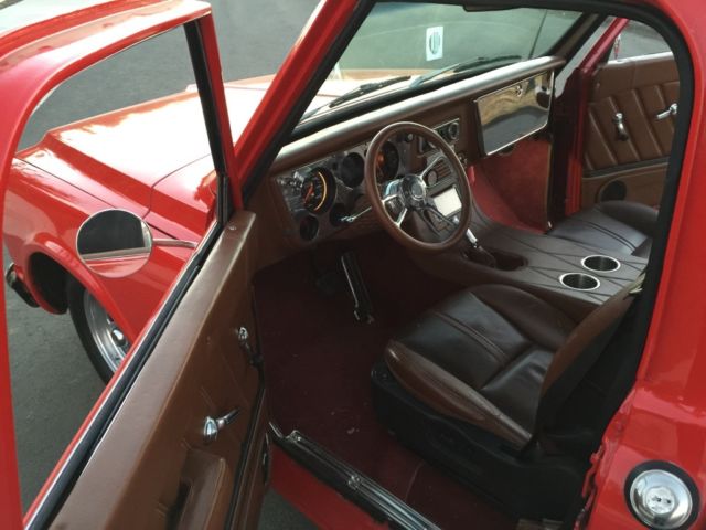1967 Red Chevrolet C-10