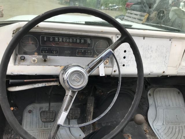 1964 White Chevrolet C-10 Open Cab