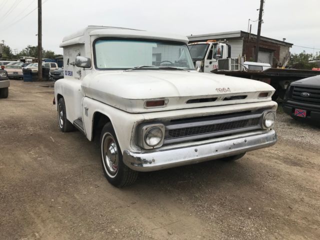 1964 White Chevrolet C-10 Open Cab