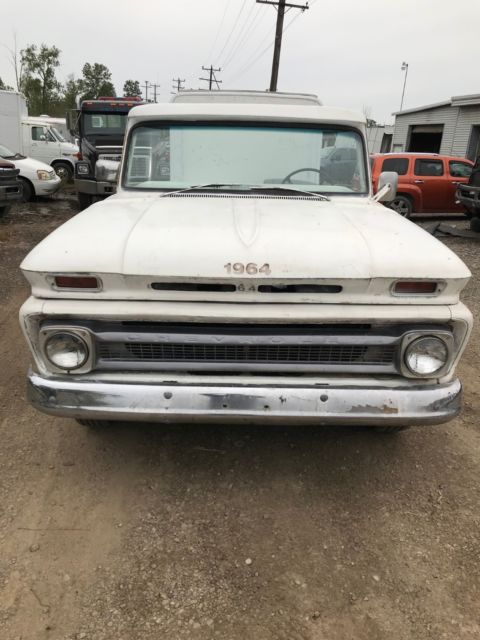 1964 White Chevrolet C-10 Open Cab