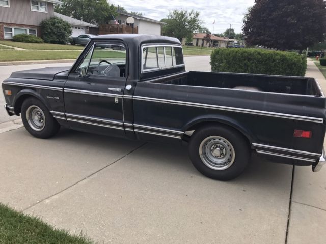 1969 Black Chevrolet C-10 Standard Cab Pickup